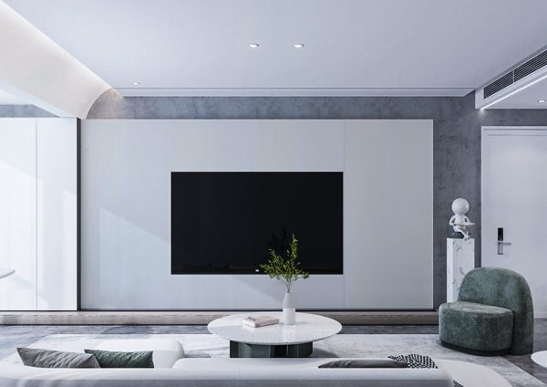 ⁦חיפוי קיר דמוי שיש לחיפוי פנים 
דגם WHITE PANEL | גודל 1220*2900 מ"מ⁩ – תמונה ⁦3⁩